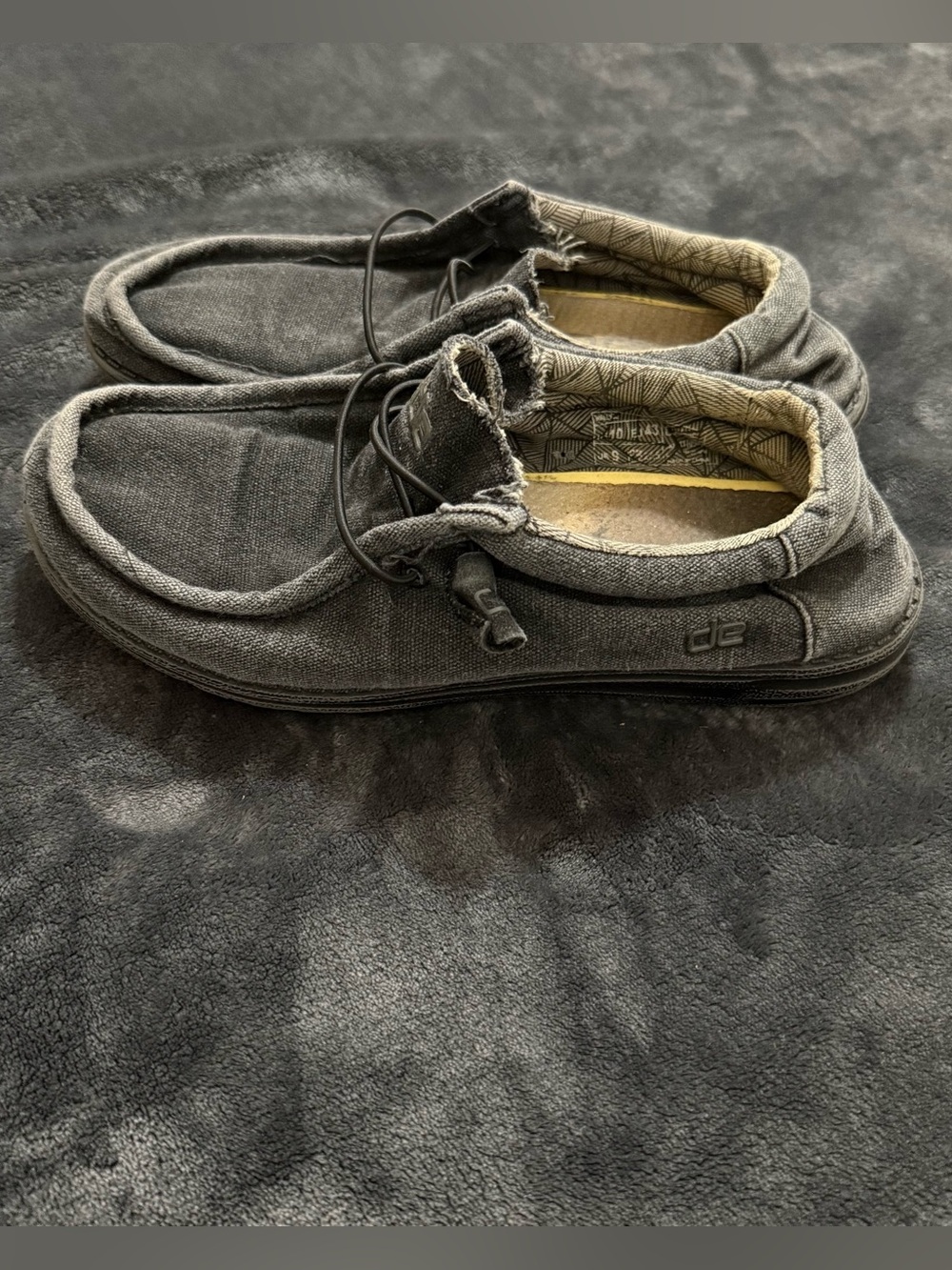 Hey Dude Slip-On Loafers in Charcoal Gray